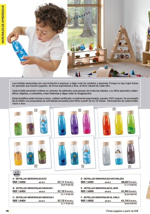 Equipamiento aulas Montessori